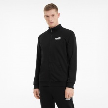 Puma Leisure Jacket Essential Logo - Cotton - Black Men